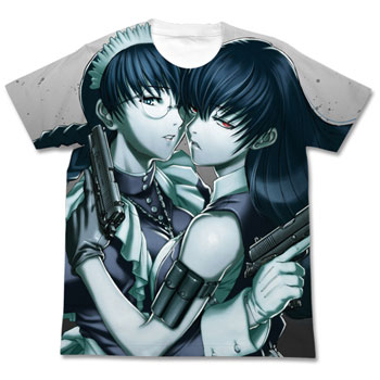 Black Lagoon - Roberta Full Graphic T-shirt / WHITE - S
