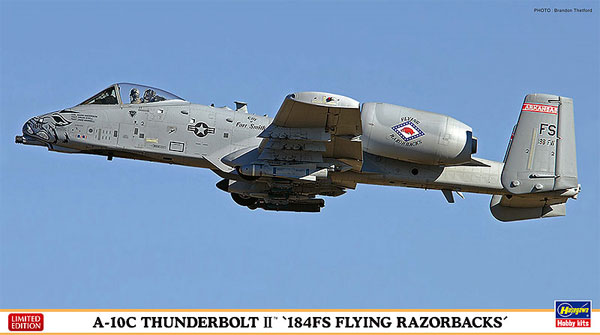 Hasegawa 1/72 A-10C Thunderbolt II "184FS Flying Razorbacks" Plastic Kit