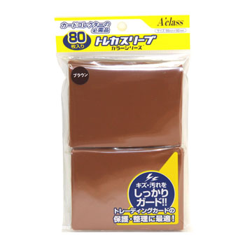AmiAmi [Character & Hobby Shop] | Trading Card Sleeve Color Series - Brown  30Pack BOX(Released)