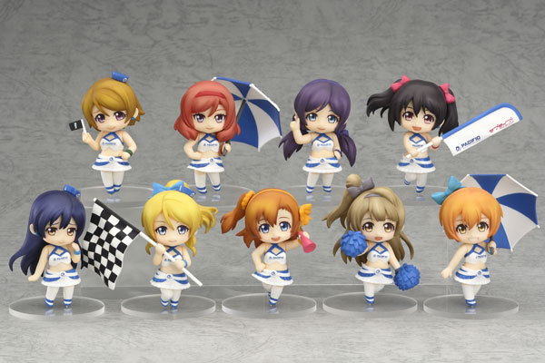 PACIFIC RACING TEAM Nendoroid Petite - Love Live! Mu's Zenin Shugo! 2014 Race Queen ver. All 9 Types Set รูปภาพ 1