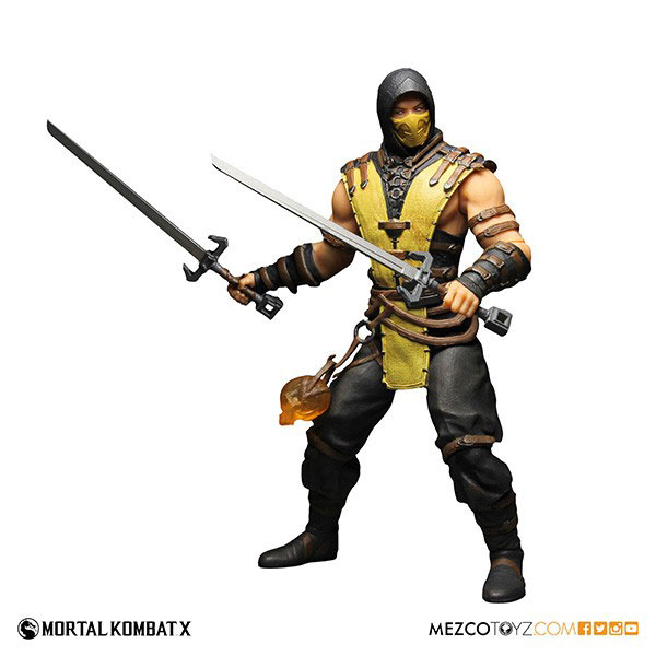  Mortal Kombat Scorpion 12 Figure : Toys & Games