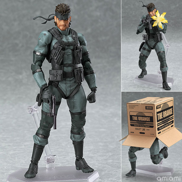 Figma Metal Gear Solid 2 Solid Snake With Goodsmile Bonus Cardboard cheapest Box