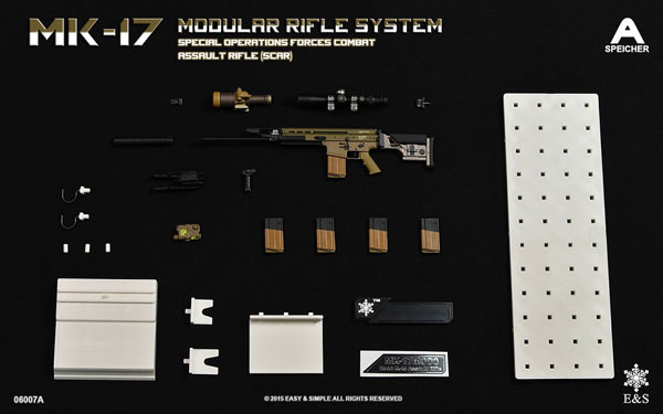 AmiAmi [Character & Hobby Shop] | 1/6 MK17 Module Rifle Set A 