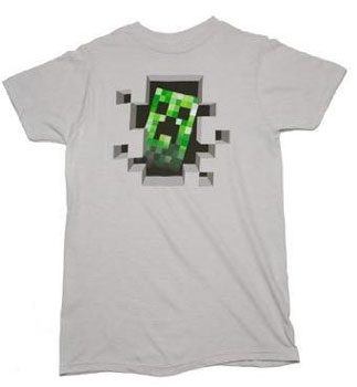 Minecraft Creeper Big Face T-Shirt