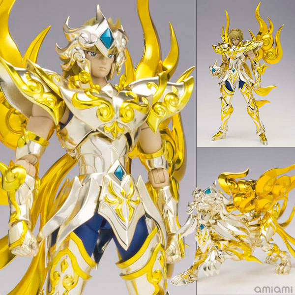 Saint Seiya Soul of Gold Cloth Myth EX Leo Aiolia God Cloth Action Figure  wBonus