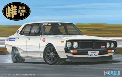 Fujimi 1/24 Touge Series No.16 Nissan Skyline GT-X (GC110) Kenmeri Plastic Model