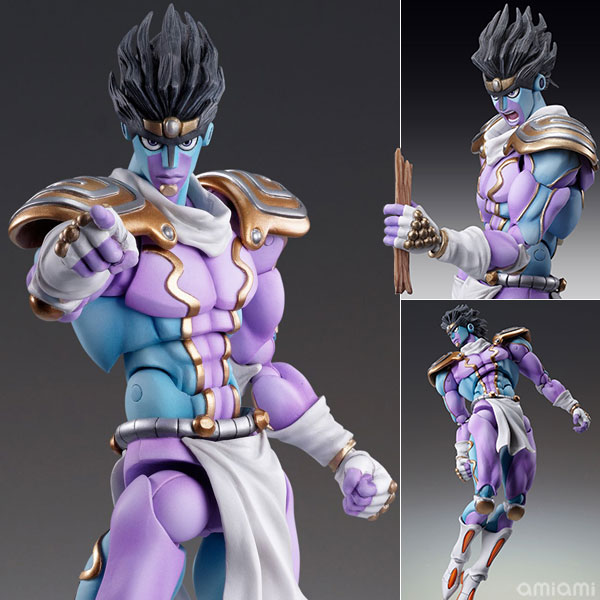 Star Platinum from Jojo part 3 Kujo Jotaro Stand Cosplay Costume - purple  color version - no muscle stuffed