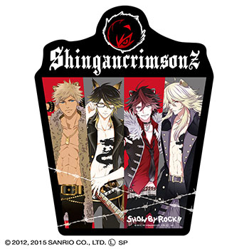 new SHOW BY ROCK!! sanrio Rubber Mascot - Shingancrimsonz Yaiba