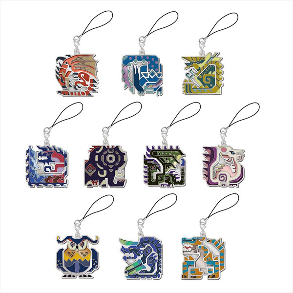 AmiAmi [Character & Hobby Shop] | Monster Hunter X - Monster Icon Stained  Design Mascot Collection 10Pack BOX(Released)