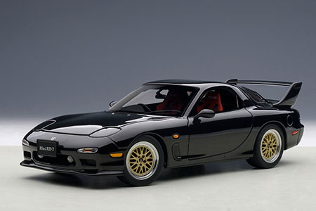 AmiAmi [Character & Hobby Shop] | 1/18 Mazda Anfini RX-7 (FD3S) Tuned  Version (Brilliant Black)(Released)