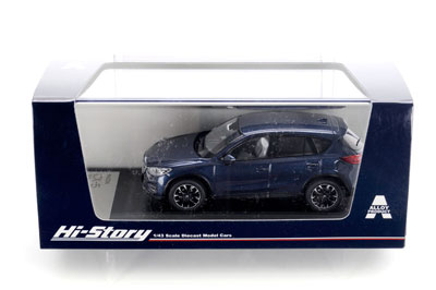 MAZDA モデルカー cx−5 ディープクリスタルブルーマイカ　2015 Amazon.co.jp: Hi Story 1/43 マツダ CX-5 2015 ディープ