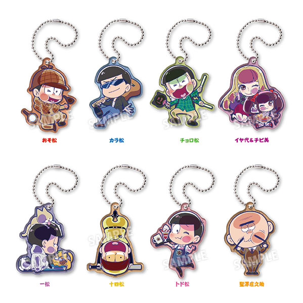 Osomatsu san merch offers lot (badge, acrylic, keychain)