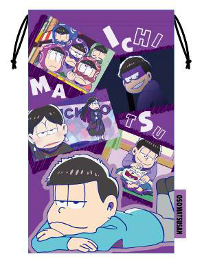 AmiAmi [Character & Hobby Shop]  Osomatsu-san - Cleaner Drawstring Bag  (for Game Consoles): Ichimatsu Ver.(Released)