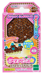 アクアビーズアート　ＡＱ－２４０　キラキラビーズ　ちゃいろ