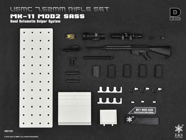 AmiAmi [Character & Hobby Shop] | 1/6 MK-11 MOD2 SASS Black USMC7