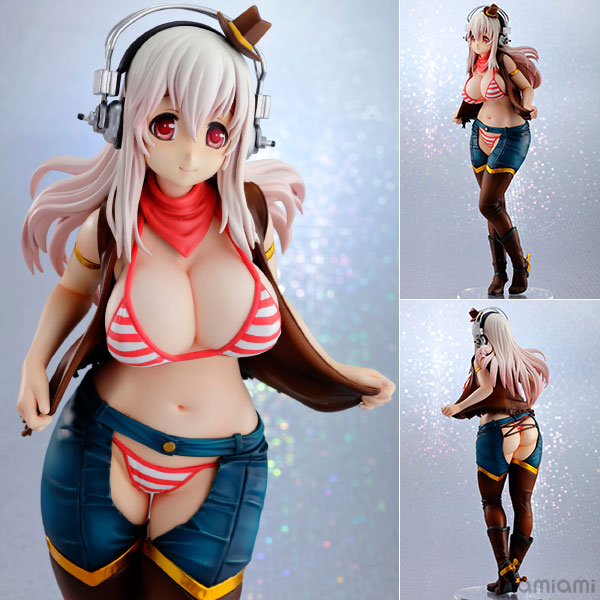 AmiAmi [Character & Hobby Shop] | Super Sonico -Cowgirl- 1/7 