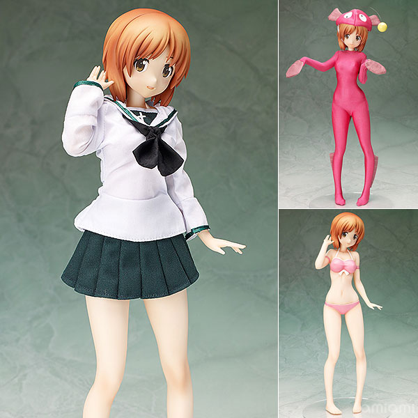 AmiAmi [Character & Hobby Shop] | Girls und Panzer - Miho Nishizumi School  Uniform & Ankou Suits Ver. 1/4 Complete Figure(Released)