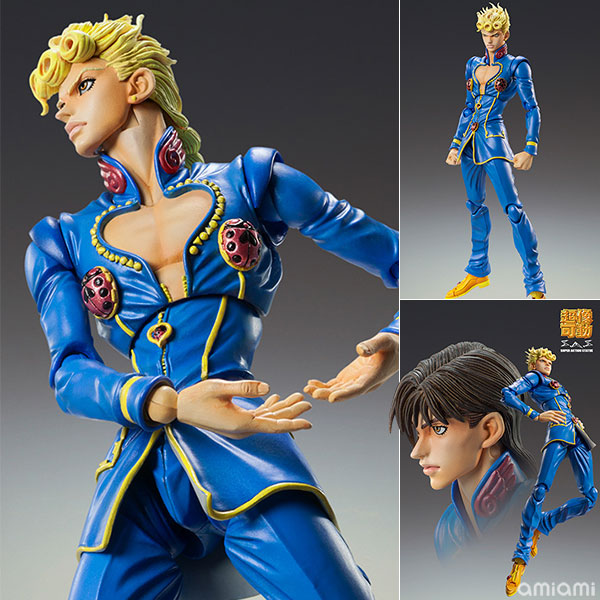 AmiAmi [Character & Hobby Shop]  Super Action Statue - JoJo's Bizarre  Adventure Part.V Giorno Giovanna Second(Released)