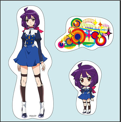 AmiAmi [Character & Hobby Shop]  Koubutsu-ya - SHOW BY ROCK!! Wall  Decoration Sticker 01. Cyan(Released)