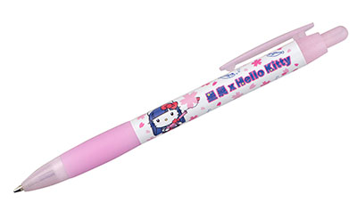 Sailor (2 Color Ballpoint Pen + Mechanical Pencil) x Sanrio - Hello Kitty  Pink Metal