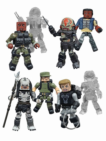 minimates ミニメイツ　predator プレデター　3種類　新品 Predator Minimates Series 3 Falconer Predator & Warrior Predator