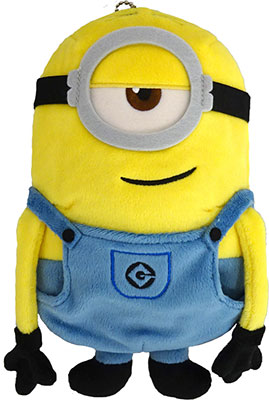 Buy Despicable Me minions plush in backpack style yellow Online | Brands  For Less