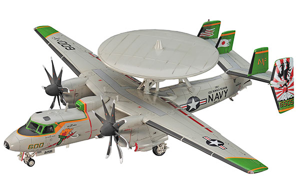 Hasegawa 1/72 E-2C 호크아이 2000 "USS 로널드 레이건 CVW-5 CAG" 프라모델
