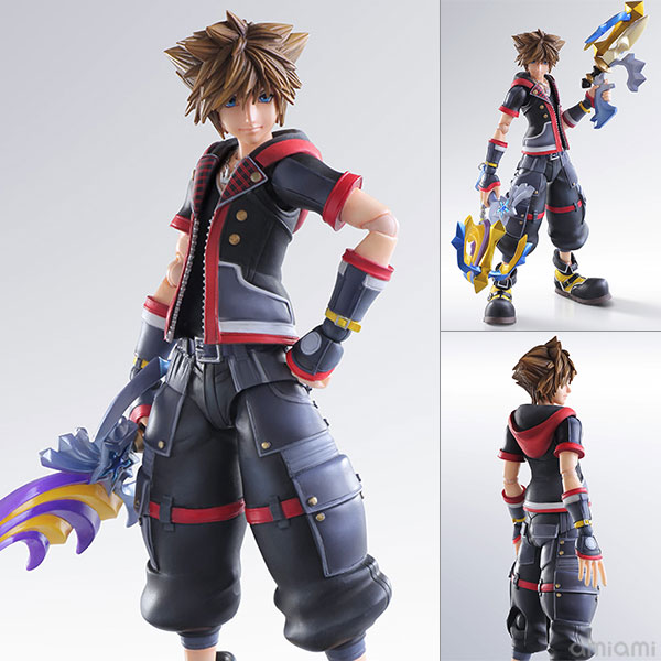 Kingdom Hearts Mobile Sora Avatar Static Arts Vinyl Figure