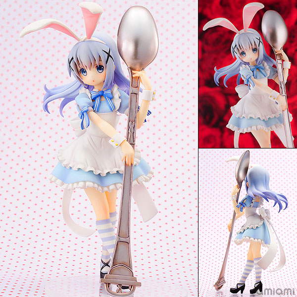 Aquamarine Is the order a rabbit?? - Chino Alice style 1/8 Complete Figure รูปภาพ 1
