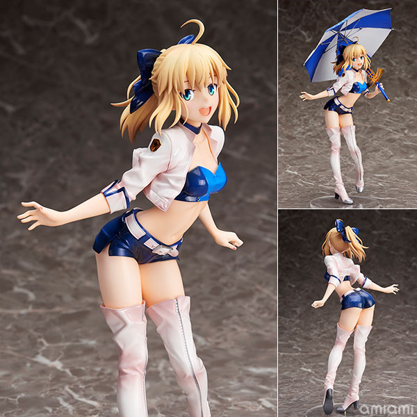 AmiAmi [Character & Hobby Shop] | (Pre-owned ITEM:A/BOX:B)Fate/stay night - Saber  TYPE-MOON RACING Ver. 1/7 Complete Figure(Released)