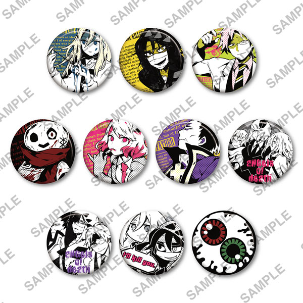 Persona 5 Strikers Square Trading Pin Badge Complete Box Set