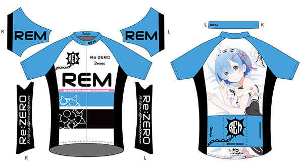 Re:ゼロから始める異世界生活 サイクルジャージ レム XS