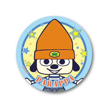 AmiAmi [Character & Hobby Shop]  PaRappa The Rapper Trading Tin Badge  9Pack BOX(Released)