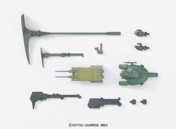 Bandai HG 1/144 MS Option Set 8 & SAU Mobile Worker Plastic Model from "Mobile Suit Gundam: Iron-Blooded Orphans" รูปภาพ 1