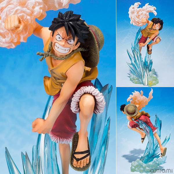 One Piece Monkey. D Luffy Gear 5 Anime Action Figure Statue Character PVC  Model Toys Collection with Calendar (6.7 inch) 