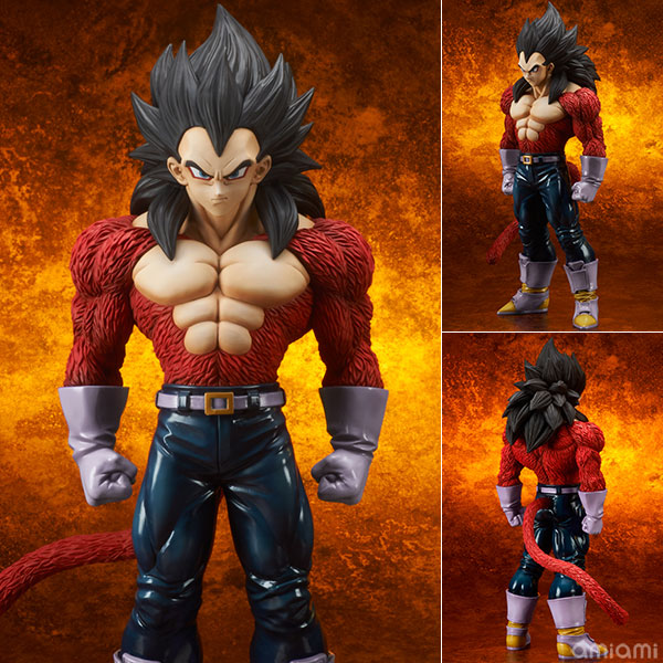 AmiAmi [Character & Hobby Shop]  Gigantic Series - Dragon Ball GT: Super  Saiyan 4 Vegeta Complete Figure(Released)