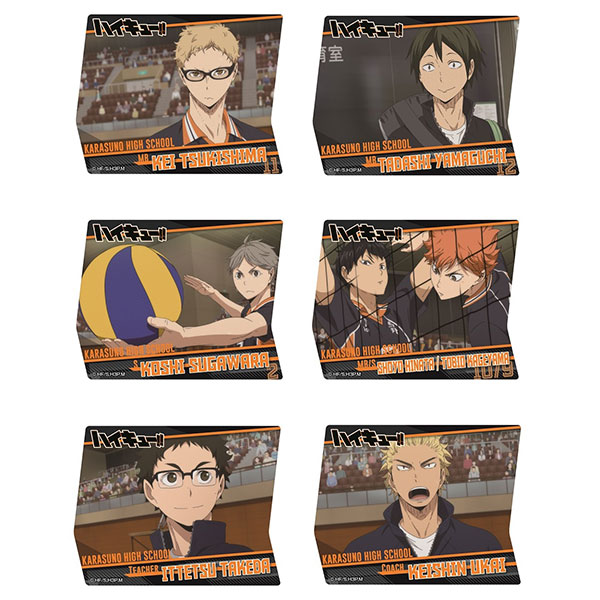 AmiAmi [Character & Hobby Shop]  Haikyuu!! Acrylic Art Panel Karasuno High  School Yojijukugo(Released)