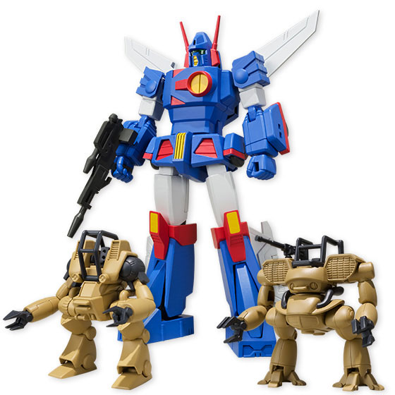Bandai Super Mini-Pla - Combat Mecha Xabungle (Color B) All 4Types Set รูปภาพ 1