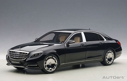 AmiAmi [Character & Hobby Shop] | Composite Model 1/18 Mercedes Maybach S  600 (Black)(Released)