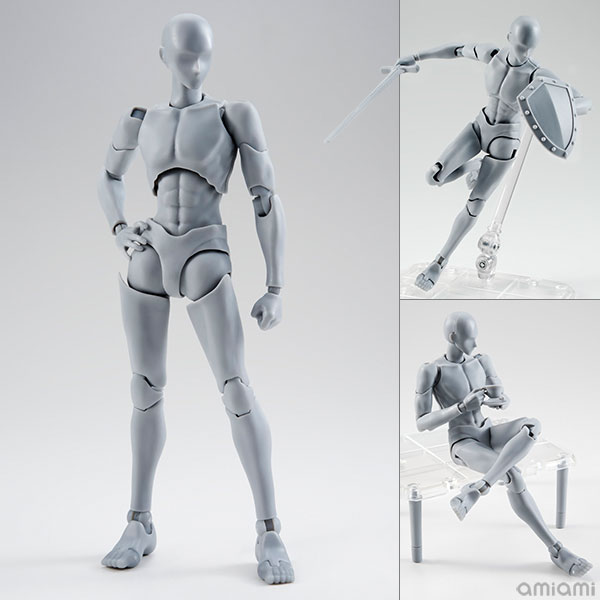 Figuarts Body-kun Takarai Rihito Figure DX Set Gray Color Ver PVC Figure S.H