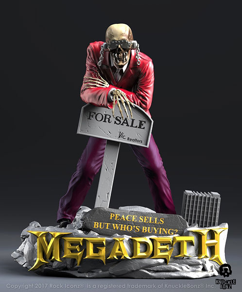 AmiAmi [Character u0026 Hobby Shop] | Megadeth - Vic Rattlehead Peace Sells  Statue(Released)