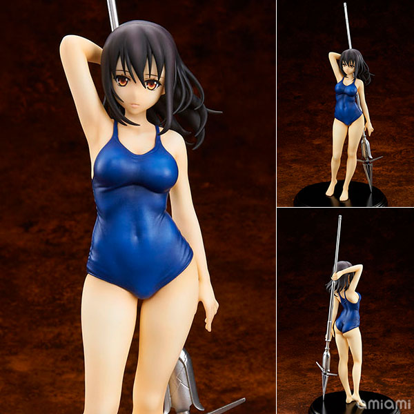 Q-Six Strike the Blood Yukina Himeragi White School Swimsuit Ver