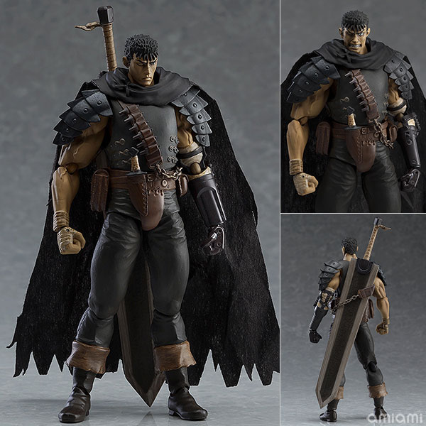figma 120 ベルセルク ガッツ 黒い騎士ver. ABS＆PVC塗装済み可動フィギュア figma ガッツ 黒い剣士ver