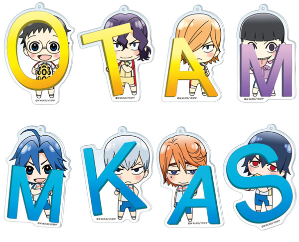 AmiAmi [Character & Hobby Shop]  Acrylic Keychain Yowamushi Pedal: Limit  Break 08/ New Illustration 9Pack BOX(Released)