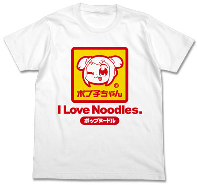 AmiAmi [Character & Hobby Shop]  Pop Team Epic - Popu-chan Ramen T-shirt /  White - S(Released)