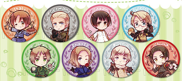 AmiAmi [Character & Hobby Shop] | Hetalia - Chara Badge Collection