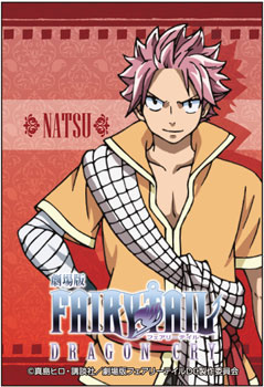 New! FAIRY TAIL DRAGON CRY anime Leather Charm - Natsu Dragneel