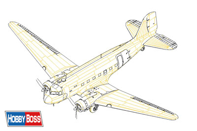 AmiAmi [Character & Hobby Shop] | 1/72 Aircraft Series - C-47D