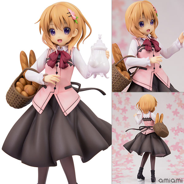 20cm La commande est-elle un lapin ? Hoto Kokoa Figure Décoration Cadeaux  Collection Modèle De Bureau Ornements Jouet Pvc Figure Anime Figure Poupée  Modèle 