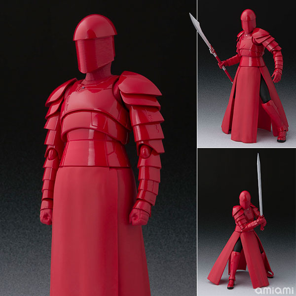 Bandai SH Figuarts Star Wars Last Jedi Praetorian Guard Whip Staff Action  Figure